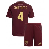 AS Roma Bryan Cristante #4 Hemmatröja Barn 2024-25 Kortärmad (+ Korta byxor)